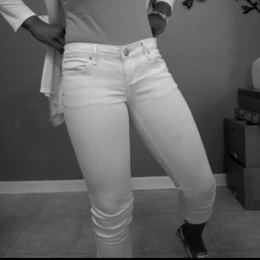White jeans